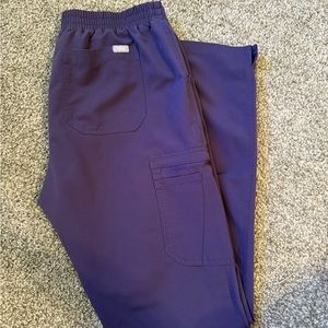 Figs Yola Scrub Pants in Purple Shadow MT